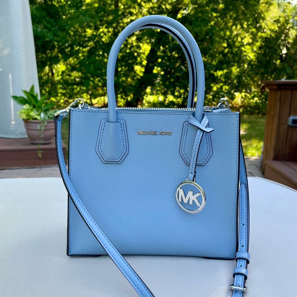 Michael Kors Sky Blue Satchel